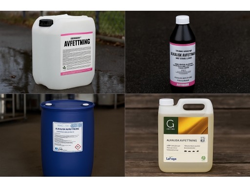 Produktguide testar Alkalisk avfettning