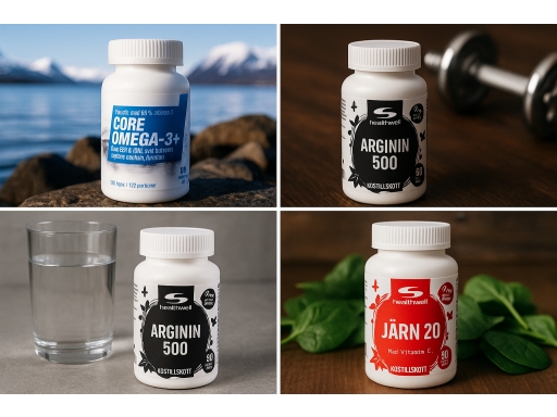 Produktguide testar Arginin Kapslar 