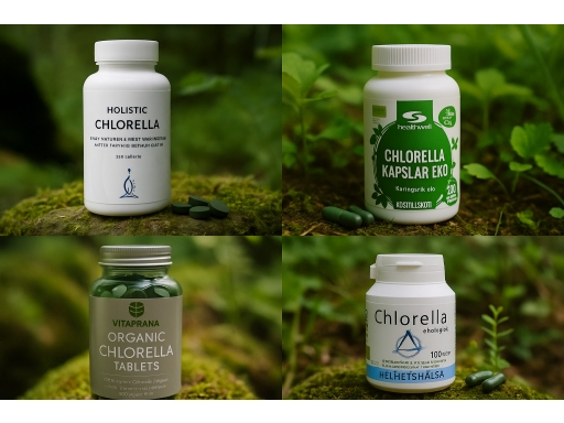 Produktguide testar Chlorellakapslar