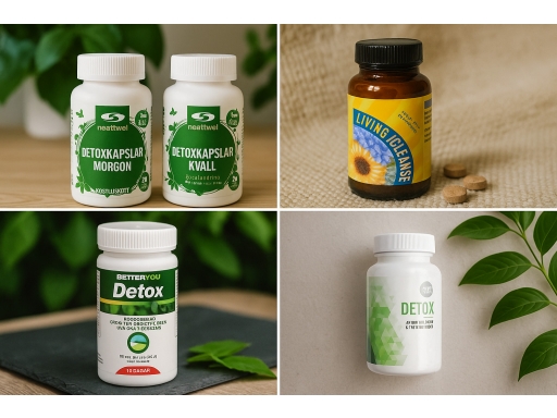 Produktguide testar Detox tabletter