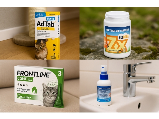 Produktguide testar Fästingmedel katt