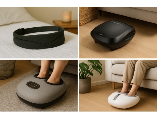 Produktguide testar Fotmassage maskin