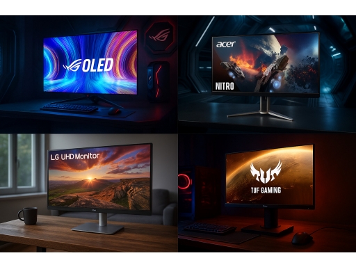 Produktguide testar Gamingskärm 4k