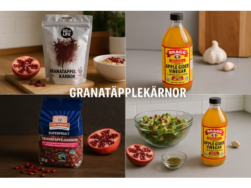 Produktguide testar Granatäpplekärnor