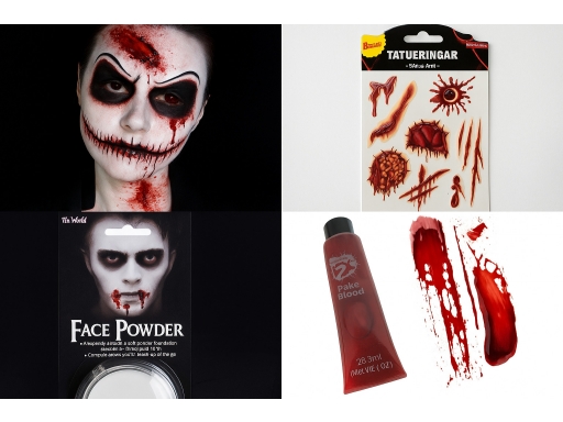 Produktguide testar Halloween smink