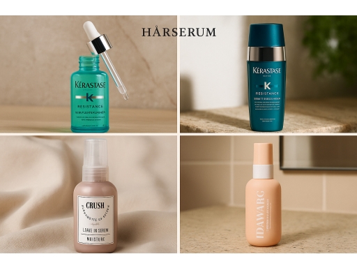 Produktguide testar Hårserum