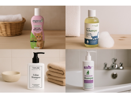 Produktguide testar Kattschampo