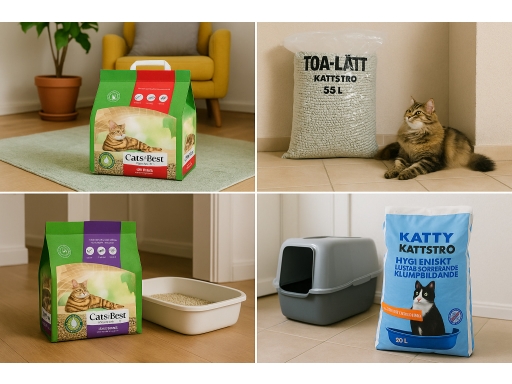 Produktguide testar Kattströ