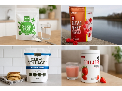 Produktguide testar Kollagenpulver