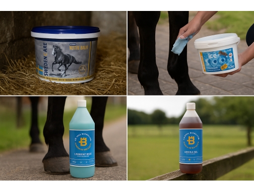 Produktguide testar Liniment häst