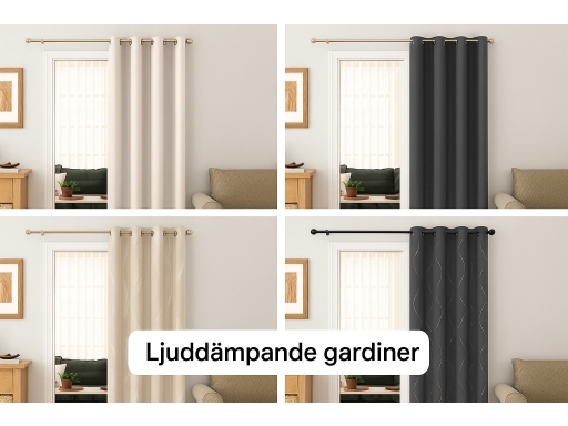 Produktguide testar Ljuddämpande gardiner