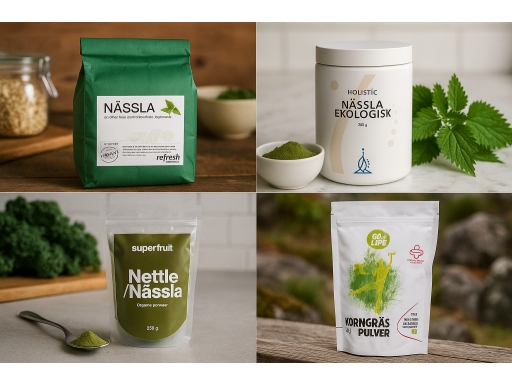 Produktguide testar Nässelpulver