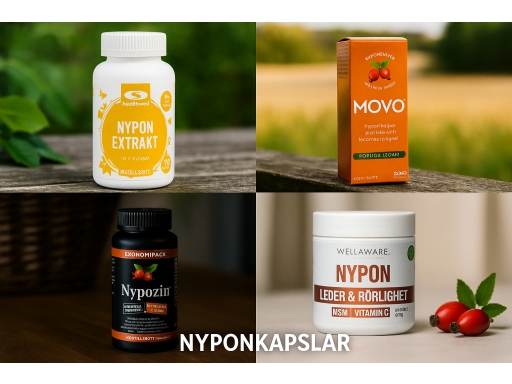 Produktguide testar Nyponkapslar