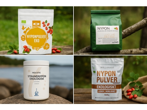 Produktguide testar Nyponpulver
