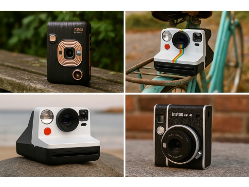 Produktguide testar Polaroidkamera