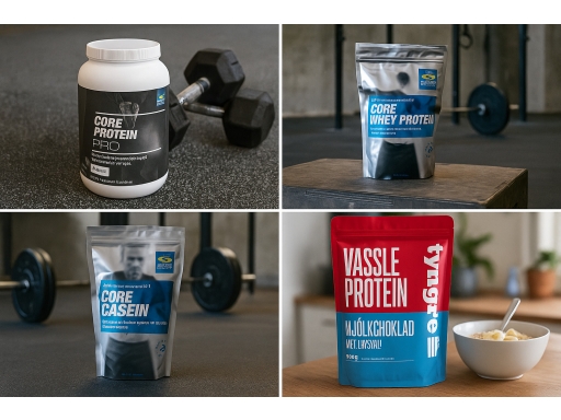 Produktguide testar Proteinpulver