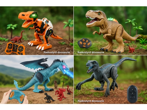 Produktguide testar Radiostyrd dinosaurie