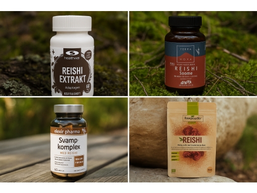Produktguide testar Reishi
