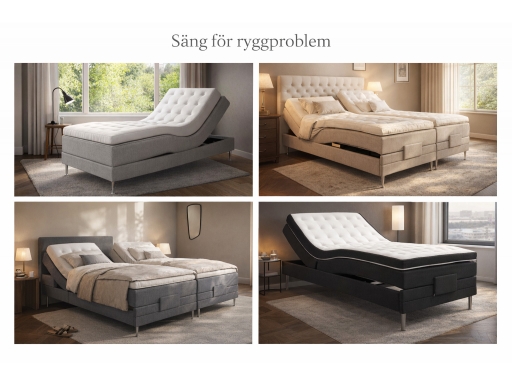 Produktguide testar Säng för ryggproblem