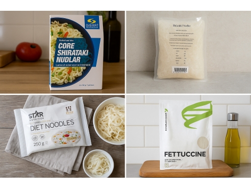 Produktguide testar Shirataki nudlar