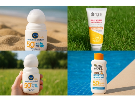 Produktguide testar Solkräm för barn SPF50