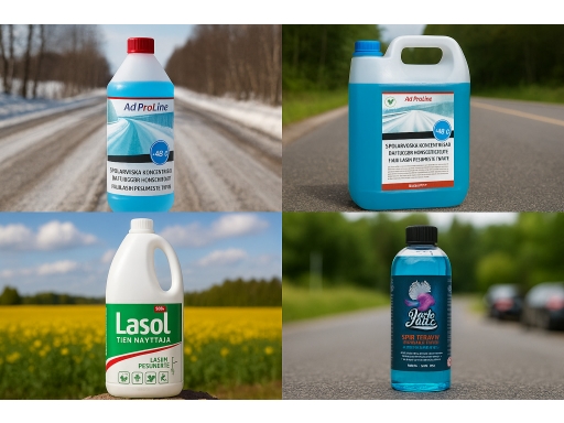 Produktguide testar Spolarvätska