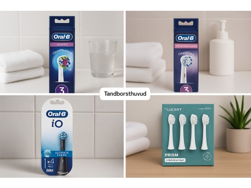 Produktguide testar Tandborsthuvud