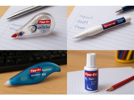 Produktguide testar Tippex