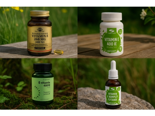 Produktguide testar Vitamin E