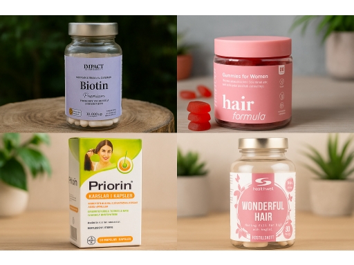Produktguide testar Vitaminer för håret