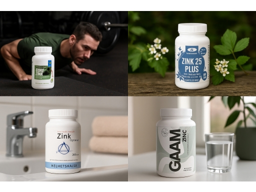 Produktguide testar Zink kosttillskott