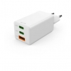 Laddare Skriv ut Skriv ut + teknisk data Elvita Mini-Charger GaN 2 USB-C+1 USB-A 65W