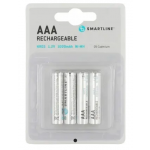 AAA 1000 mAh NI MH 4 pack Smartline