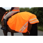 Equi-Flector Mesh Reflex ländtäcke - Orange