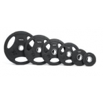 Recoil Viktskivor med Handtag 50mm (1,25 - 25kg) PVC Svart