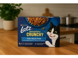 Produktguide testar  Sensations Crunchy Fish Selection Våtfoder  I Gelé till Katt