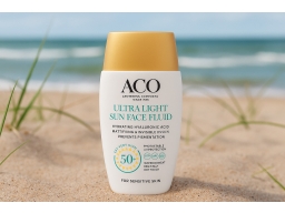 Produktguide testar ACO Sun Light Face Fluid SPF50+ 40 ml