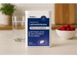 Produktguide testar Addeira Laktasenzym vid laktosintolerans 50 tuggtabletter