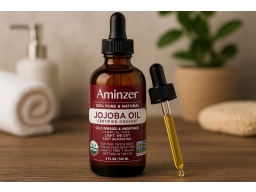 Produktguide testar Aminzer Certifierad organisk jojobaolja 120 ml