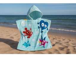 Produktguide testar Babblarna badponcho Bubblor