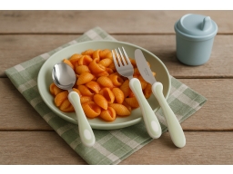 Produktguide testar Bambino Eat like a pro! Barnbestick, Mint