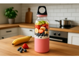 Produktguide testar Bärbar Smoothie Blender - USB Portabel Mixer - Rosa