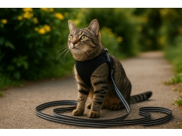 Produktguide testar Basic Cat Sporty Sele + Koppel Svart