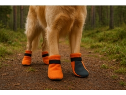 Produktguide testar Basic Paws Fleece Hundskor Korta Orange 4-pack