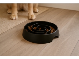 Produktguide testar Basic Slow Down Tornado Hundmatskål