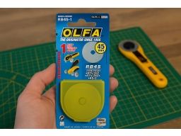 Produktguide testar BATO Olfa knivblad rulle 45mm. RB45-1.