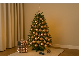 Produktguide testar Be Basic Julgranskulor 120 st med spira och 300 LED roséguld