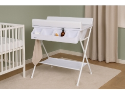 Produktguide testar Beemoo CARE Hopfällbart Skötbord med Badbalja