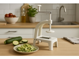 Produktguide testar Benriner Frukt och Grönsakssvarv Vertikal Vit