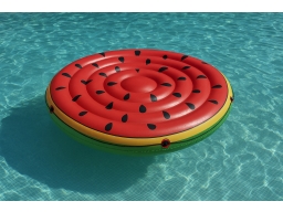 Produktguide testar Bestway Badmadrass Vattenmelon